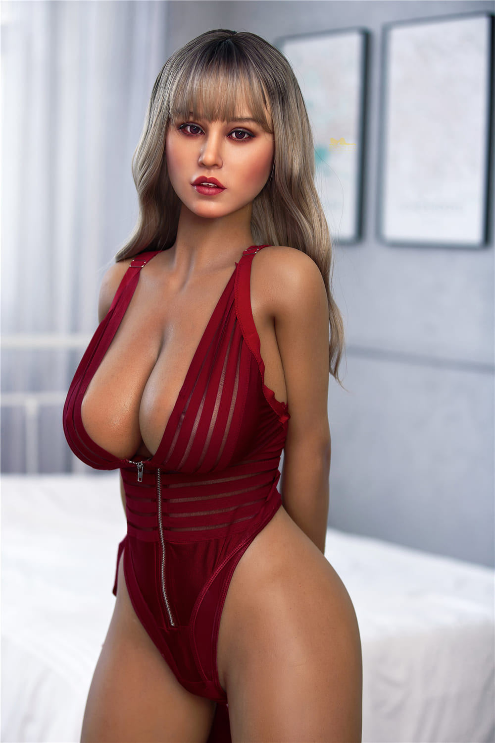 Irontech pretty silicone sex doll sexy underwear